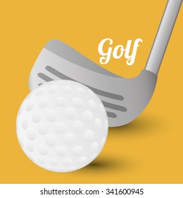 Golf concept with sport icons design, vector illustration 10 eps graphic