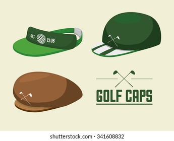 Golf concept with sport icons design, vector illustration 10 eps graphic
