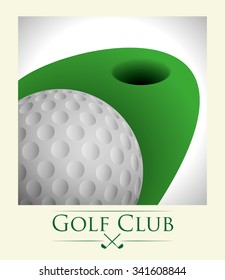Golf concept with sport icons design, vector illustration 10 eps graphic