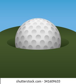 Golf concept with sport icons design, vector illustration 10 eps graphic