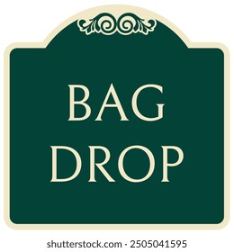Golf course and clubhouse instruction signs