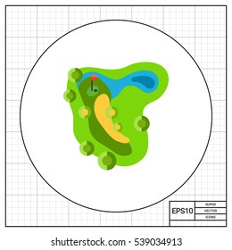 Golf Course Icon