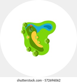 Golf Course Icon