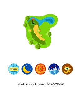 Golf Course Icon