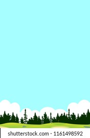 golf course illustration