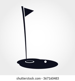 Golf course illustration
