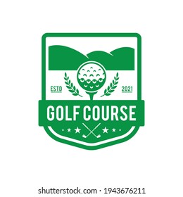 Golf Course Logo Design Template