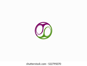 golf course open icon logo element