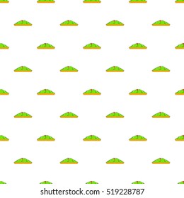 Golf course pattern. Cartoon illustration of golf course vector pattern for web