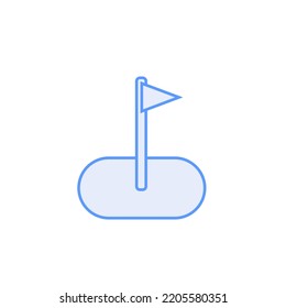 golf course vector for website symbol icon presentation