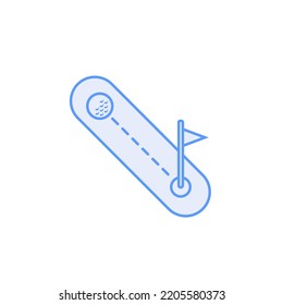 golf course vector for website symbol icon presentation
