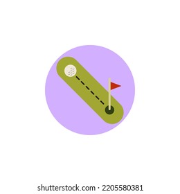 golf course vector for website symbol icon presentation
