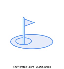golf course vector for website symbol icon presentation