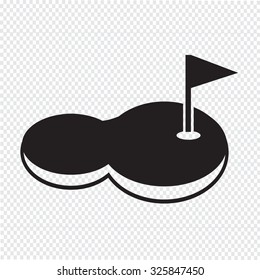 golf court icon