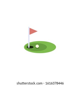 Golf creative icon. From Sport icons collection. Isolated Golf sign on white background