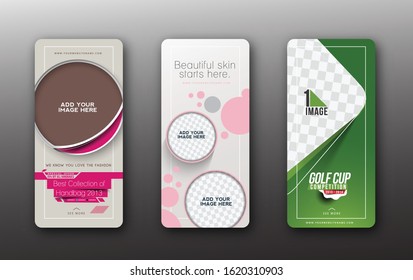 Golf Cup - beauty salon & fashion Header & Banner Vector Design.