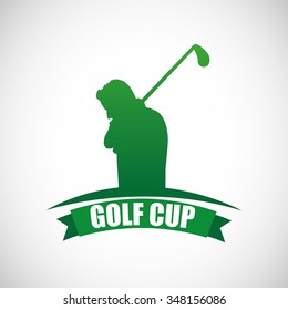 golf cup design, vector illustration eps10 graphic 