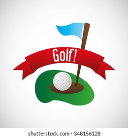 golf cup design, vector illustration eps10 graphic 