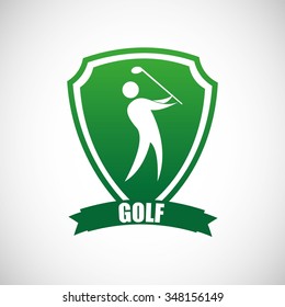 golf cup design, vector illustration eps10 graphic 