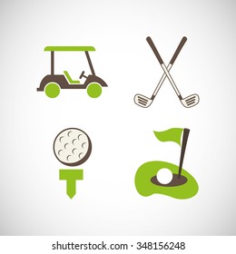 golf cup design, vector illustration eps10 graphic 