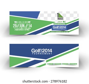 Golf Cup Header & Banner Design