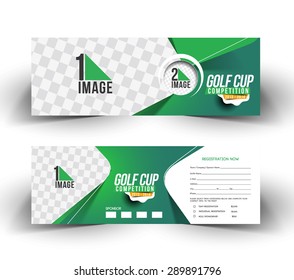 Golf Cup Header & Banner Design