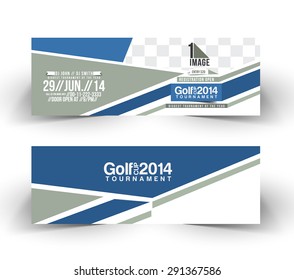 Golf Cup Header & Banner Design