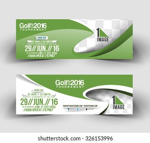Golf Cup Header & Banner Design