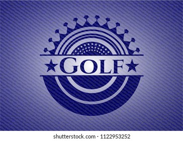 Golf with denim texture