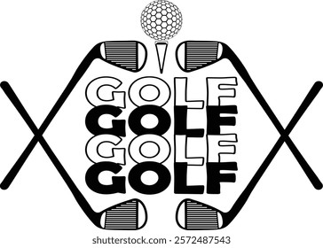 Golf Design, A golf ball, Sports and hobbies,Golf stick , Golf eps