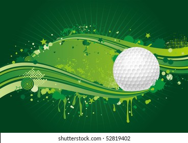 golf design element,green background