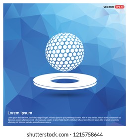 Golf design Icon - Free vector icon