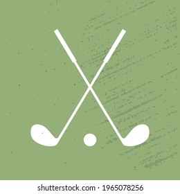 Diseño de golf para etiquetas, insignias y emblemas. 