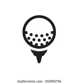 golf design over gray background vector