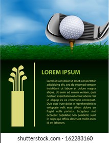 Golf design template
