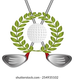 Golf design, vector illustration.
