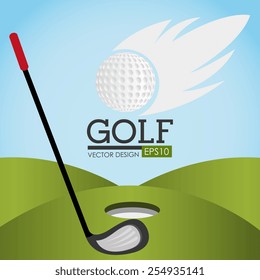 Golf design, vector illustration.