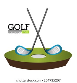 Golf design, vector illustration.