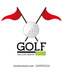 Golf design, vector illustration.