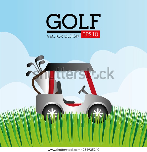 Golf design, vector\
illustration.
