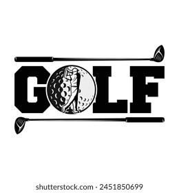 Golf Design Vector Illustration Clipart Eps