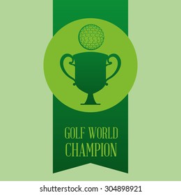 Golf digital design, vector illustration 10 eps graphic