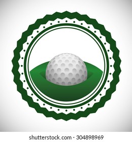 Golf digital design, vector illustration 10 eps graphic