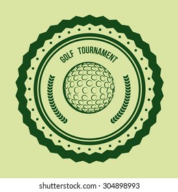 Golf digital design, vector illustration 10 eps graphic