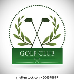 Golf digital design, vector illustration 10 eps graphic