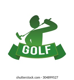 Golf digital design, vector illustration 10 eps graphic
