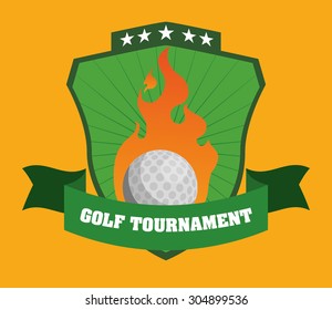 Golf digital design, vector illustration 10 eps graphic