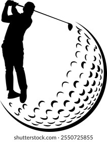 Golf Digital EPs Vetor graphics File (Arquivo gráfico vetorial)