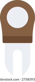 Golf Divot Repair Tool Icon