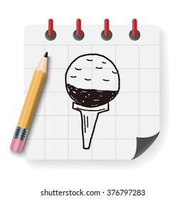 golf doodle